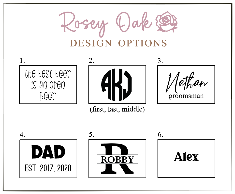 Personalized Wooden Keychain Bottle Opener