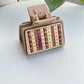 Aztec Mud Cloth Patterned Hair Claw Clip
