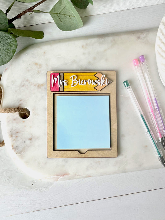 Personalized Post-it Note Teacher Appreciation Gift