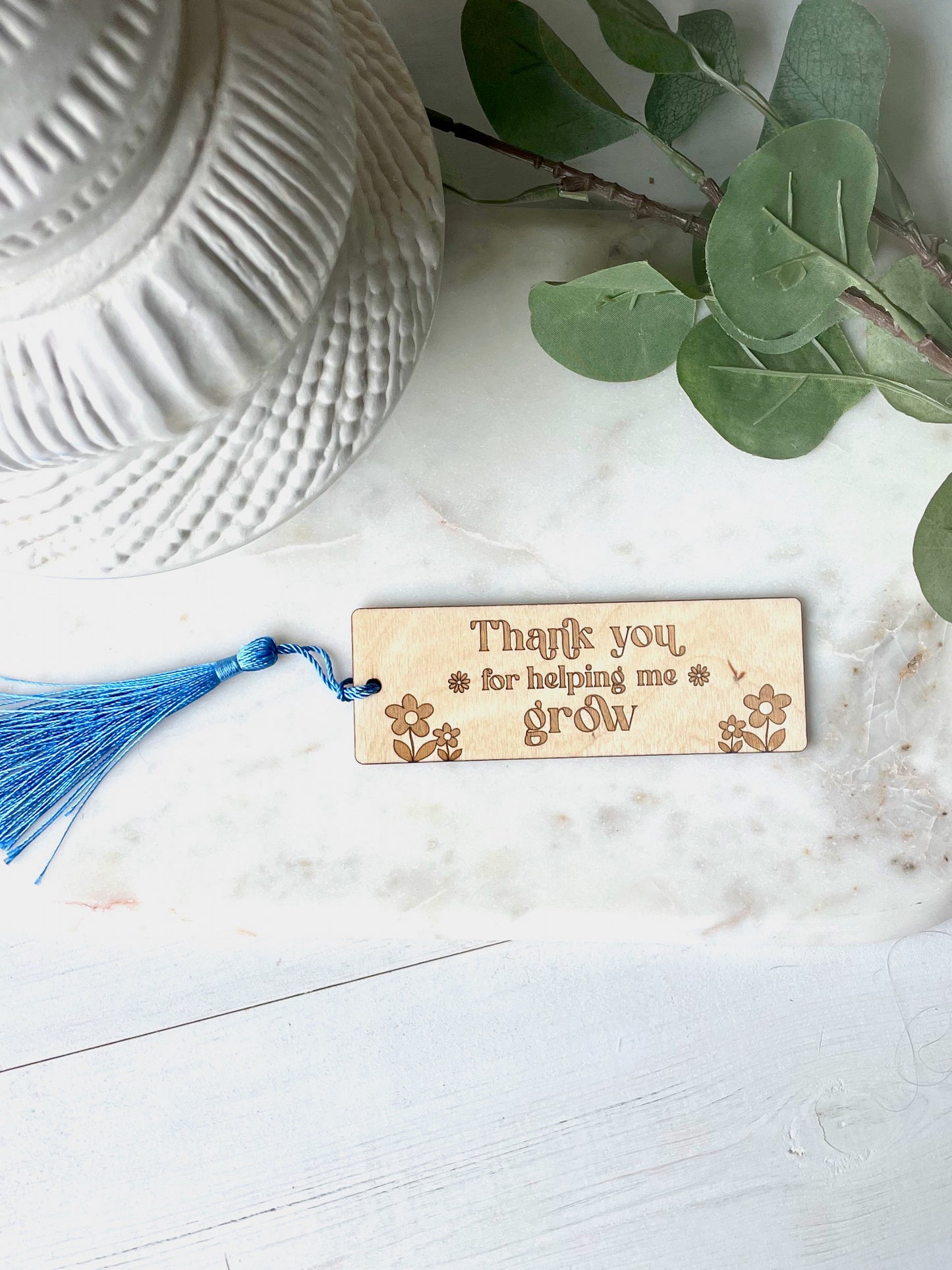 Thanks for Helping Me Grow Bookmark Teacher Appreciation Sign