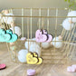 Conversation Heart Laser Engraved Wood Earrings