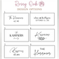 Personalized Marble Wood Coasters